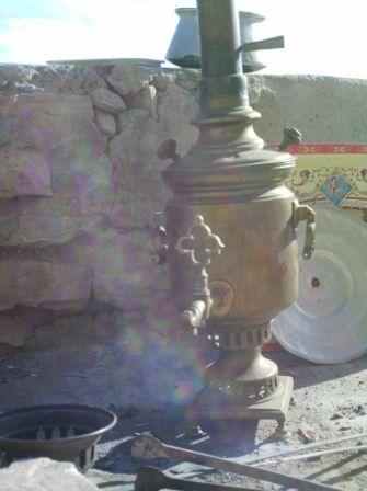 انارک / بیدچاه / سماور زغالی